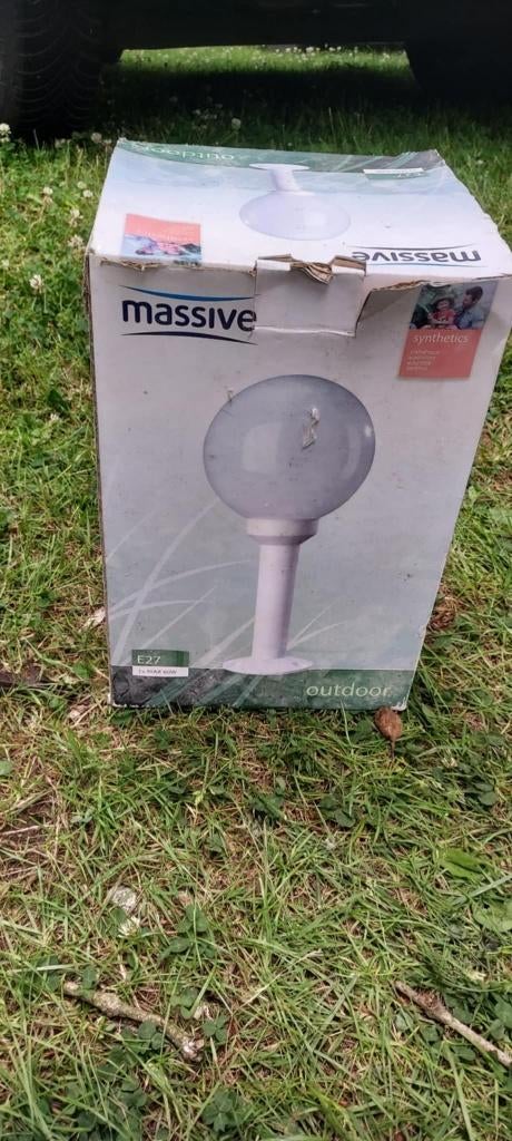 Lampe extérieure synthétique blanc, Jardin & Terrasse, Enlèvement, Synthétique