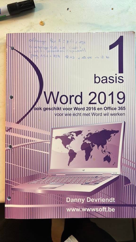 Danny Devriendt - Word 2016-2019 - 1 Basis, Boeken, Ophalen, Nederlands, Danny Devriendt