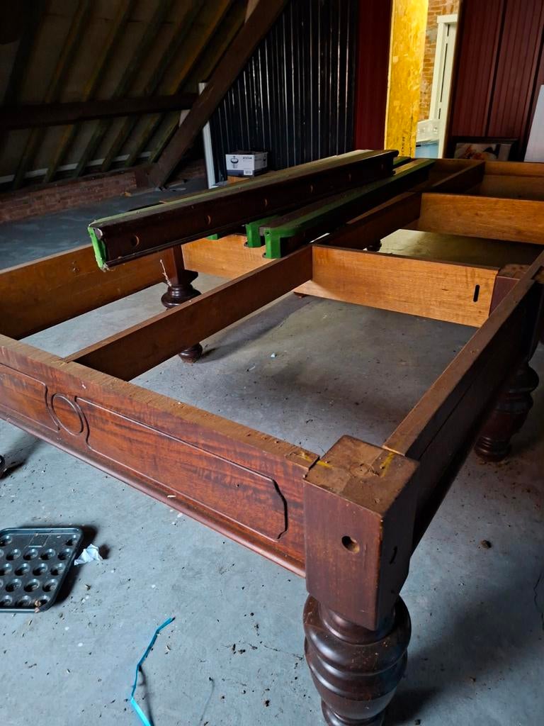 Snooker compleet met doek keu strijkijzers, Ophalen, Gebruikt, Snookertafel