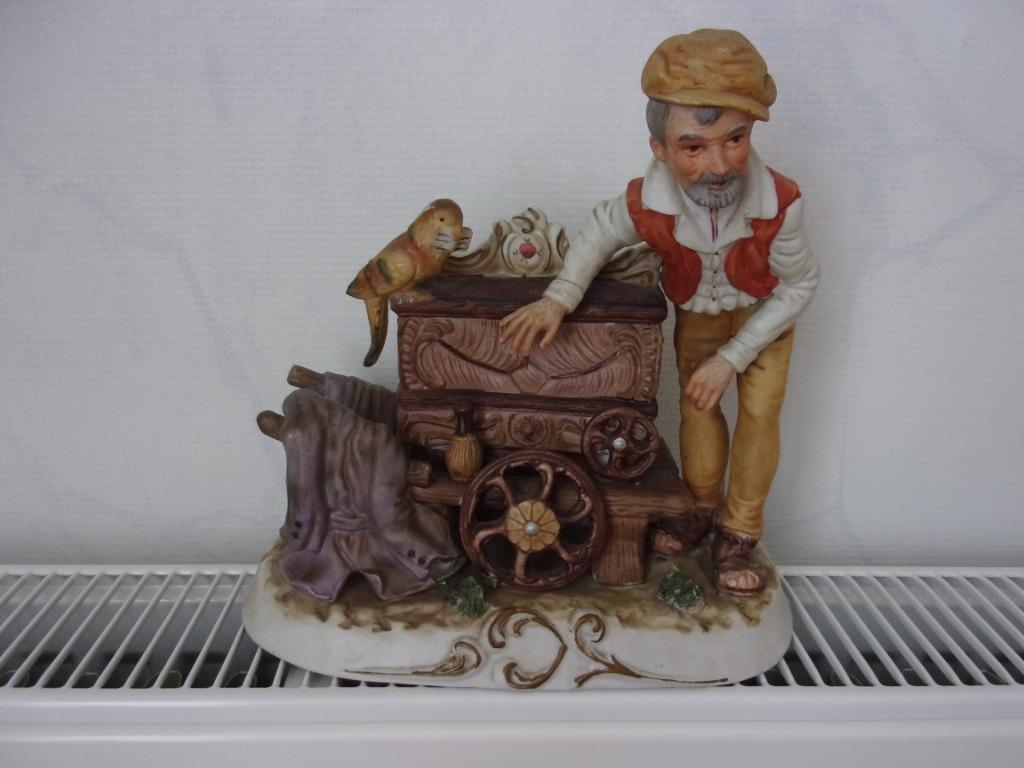 bibelot homme et perroquet, Antiquités & Art, Enlèvement ou Envoi