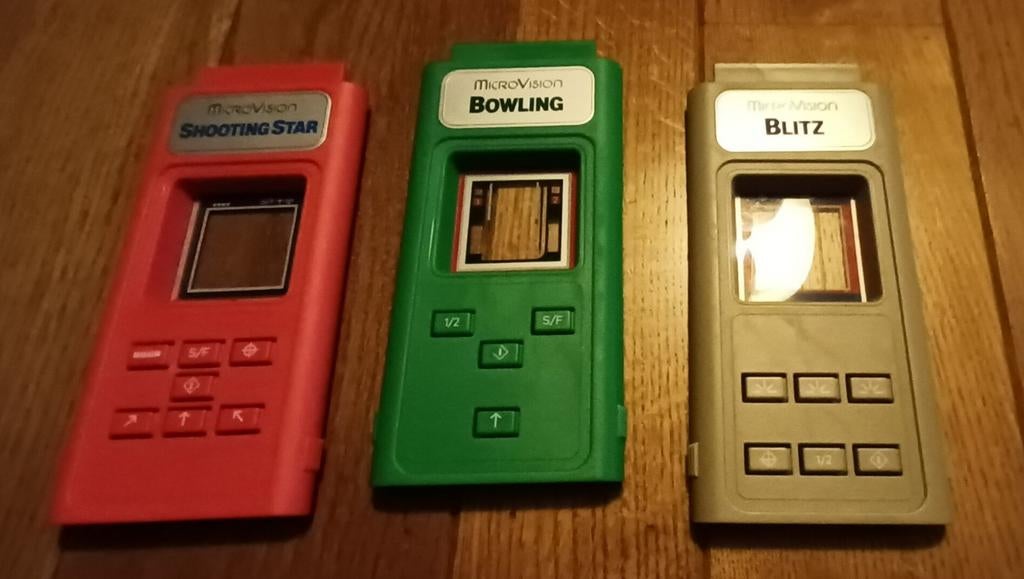 Microvision 3 cassettes, Consoles de jeu & Jeux vidéo, Enlèvement