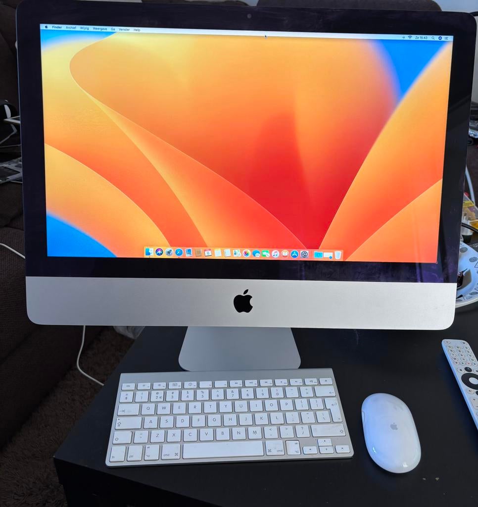 Imac 21 inch i5 2013, Ophalen, Zo goed als nieuw, IMac