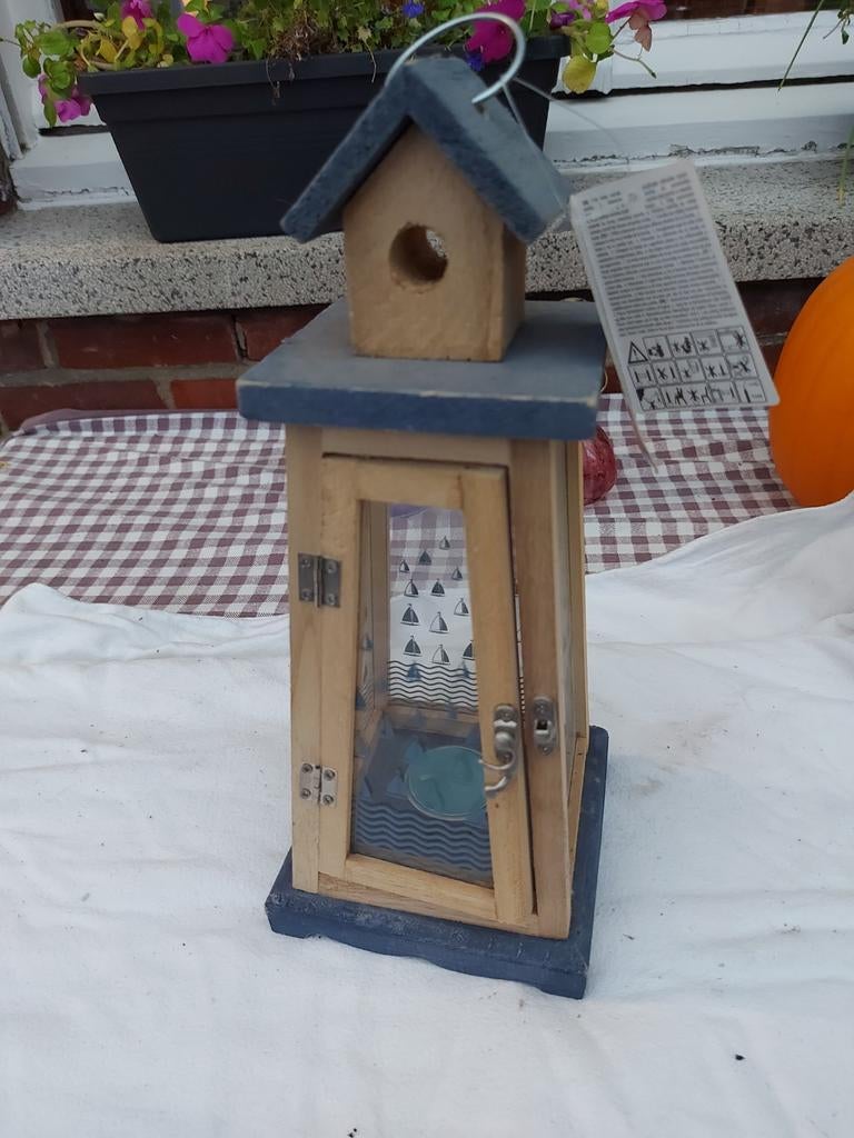 Lantaarn theelichtje gratis, Ophalen, Hout