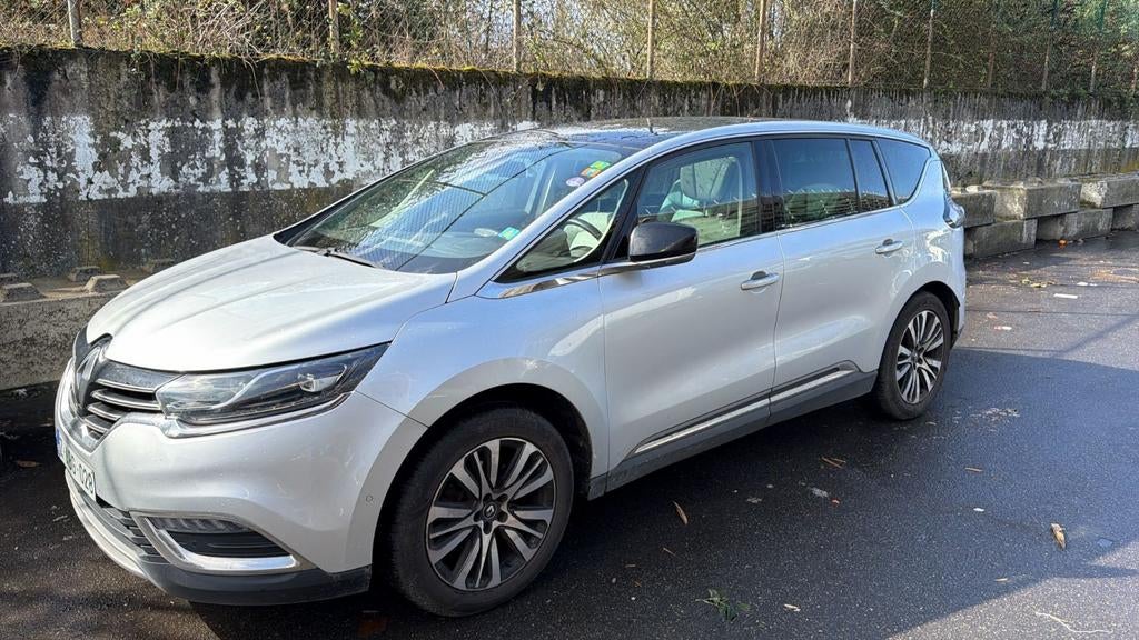 Renault espace 1.6 essence 2015, Autos, Renault, Cuir, Argent ou Gris, Achat, Noir