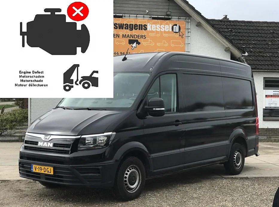 MAN TGE 2.0 TDi 103 kW Euro 6 Koelwagen Motorschade Frigo, Voorwielaandrijving, 3000 kg, Stof, Gebruikt
