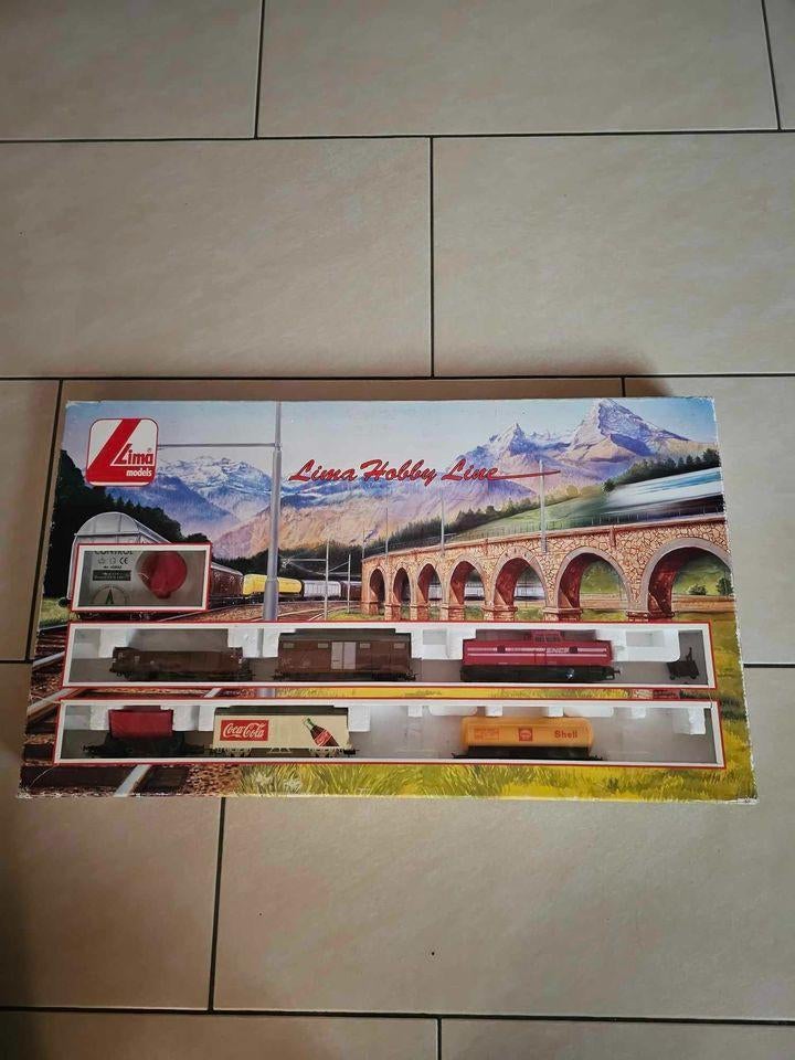 Lima hobby line treinset compleet in de doos, Hobby en Vrije tijd, Modeltreinen | H0, Ophalen, Treinset, Gelijkstroom, Zo goed als nieuw