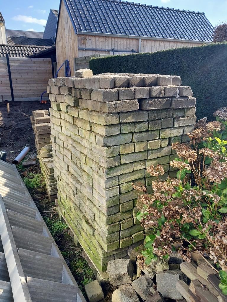 Gratis klinkers, Tuin en Terras, Tegels en Klinkers, Ophalen, Klinkers