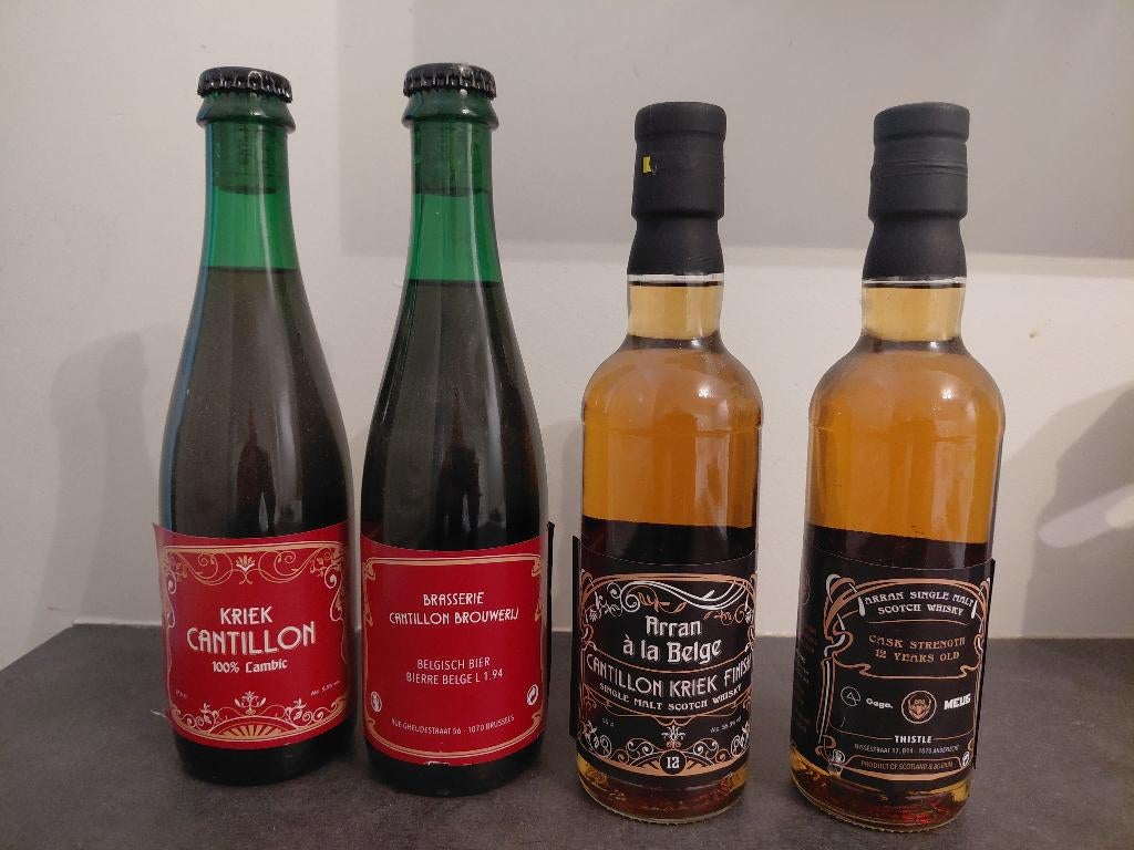 Arran a la belge cantillon kriek en whisky, Verzamelen, Ophalen of Verzenden