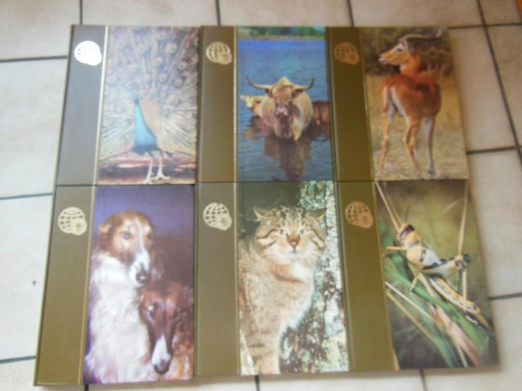6 ancyclopédies "Le royaume des animaux", Enlèvement ou Envoi, Comme neuf