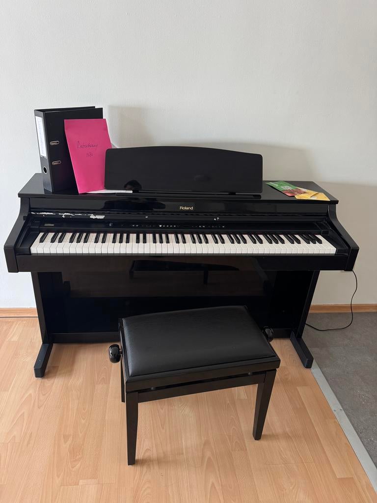 Piano zeer goede staat, Muziek en Instrumenten, Piano's, Ophalen, Zwart, Zo goed als nieuw, Piano