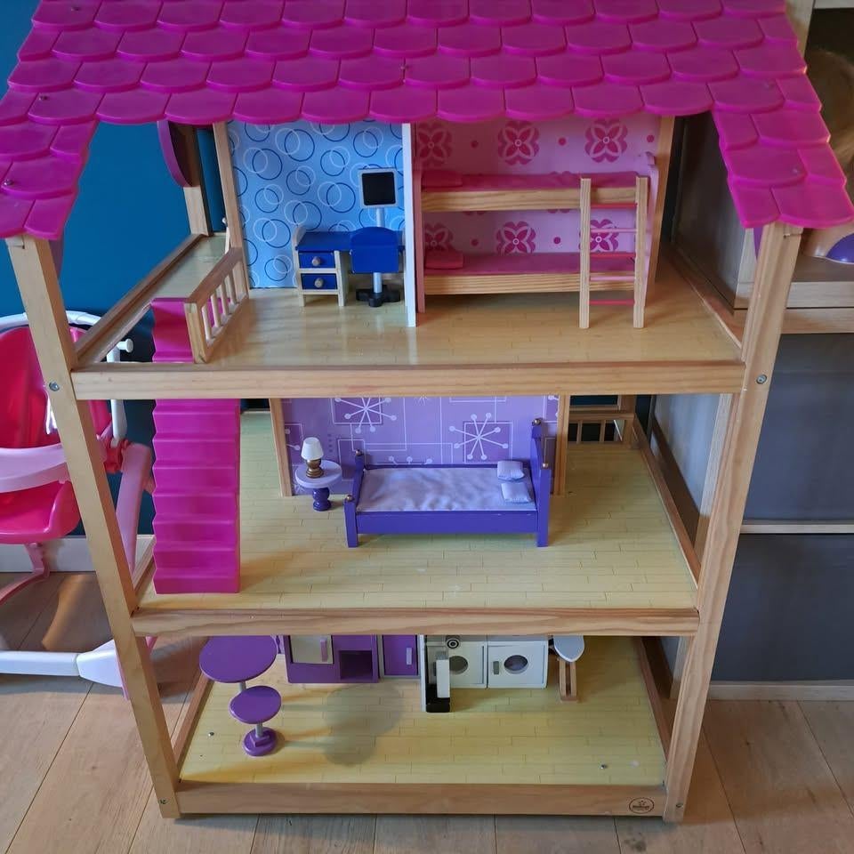 Poppenhuis, Kinderen en Baby's, Speelgoed | Poppenhuizen, Ophalen, Gebruikt, Poppenhuis
