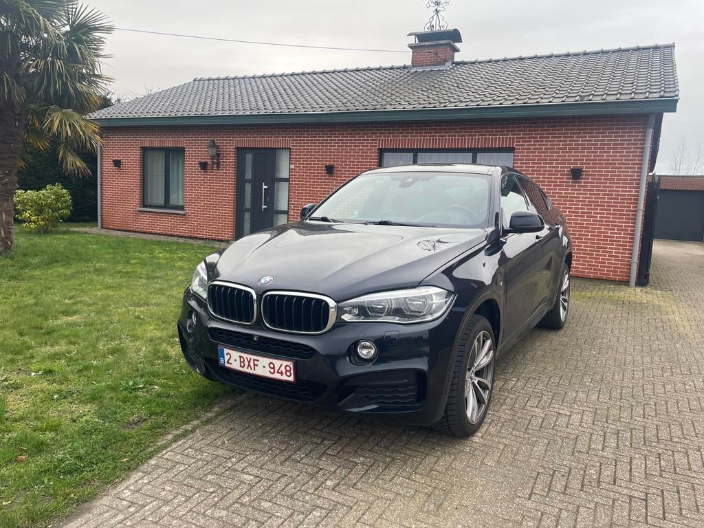 BMW X6, Auto's, BMW, Automaat, 2993 cc, Blauw, USB