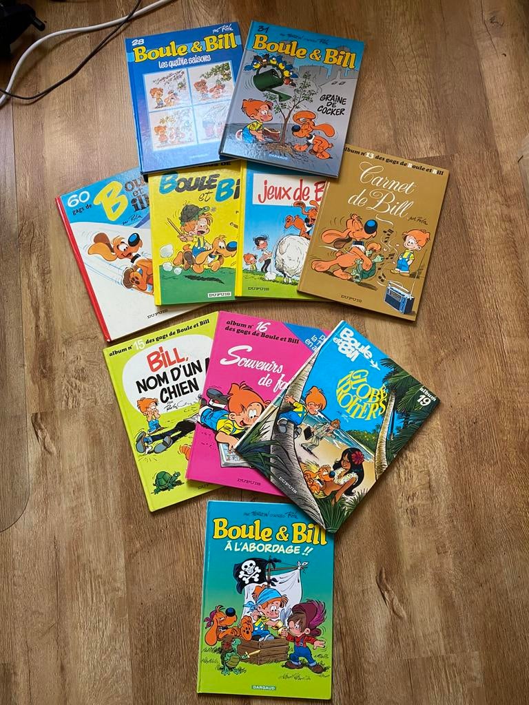 Lot de 10 bandes dessinées Boule et Bill (voir description), Livres, Livres pour enfants | 0 an et plus, Comme neuf, Enlèvement ou Envoi
