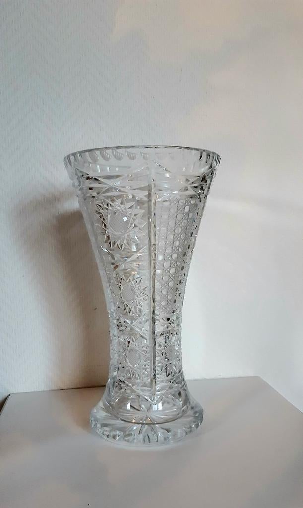 Prachtige kristallen vaas, Antiek en Kunst, Antiek | Vazen, Ophalen