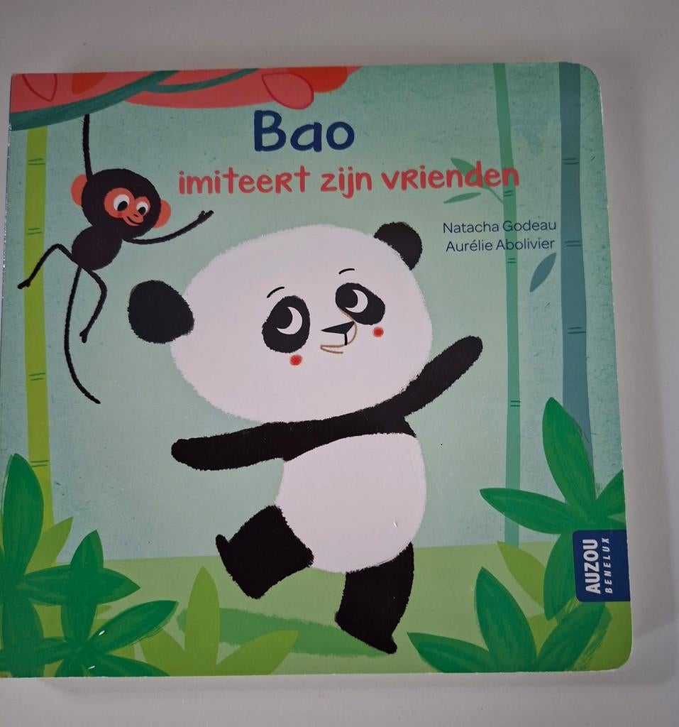 Kartonnen boek : Bao immiteert zijn vrienden, Livres, Enlèvement ou Envoi
