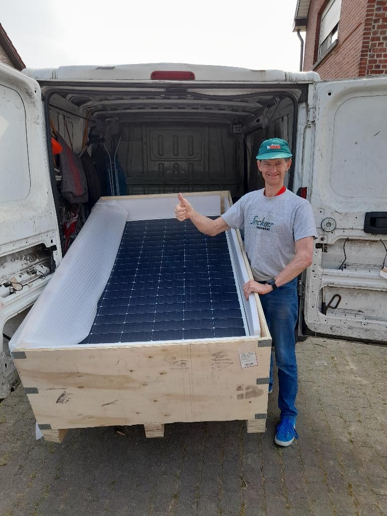 Nieuwe flexibele zonnepanelen te koop, 12stuks, 380Wp !, Doe-het-zelf en Bouw, Ophalen of Verzenden, Nieuw, Paneel, 200 wattpiek of meer