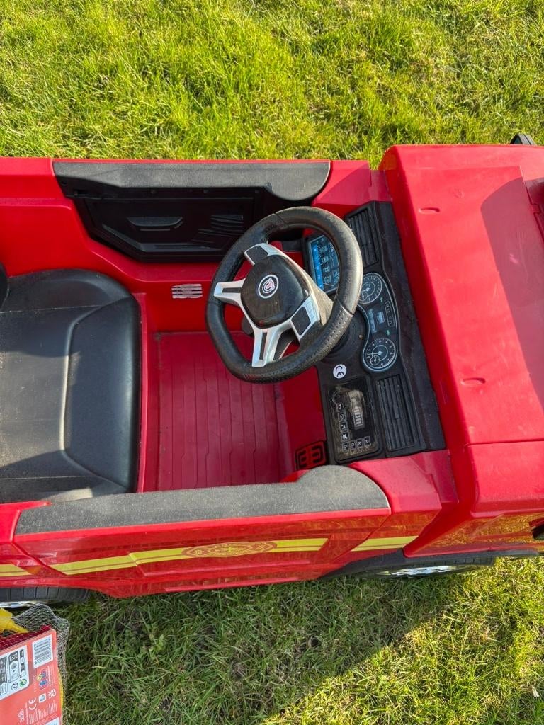 Elektrische kinderauto brandweer, Enlèvement, Comme neuf