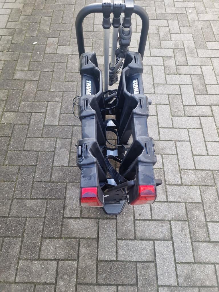 Fietsdrager fietsenrek thule elektrische fietsen kantelbaar, Auto diversen, Fietsendragers, Ophalen