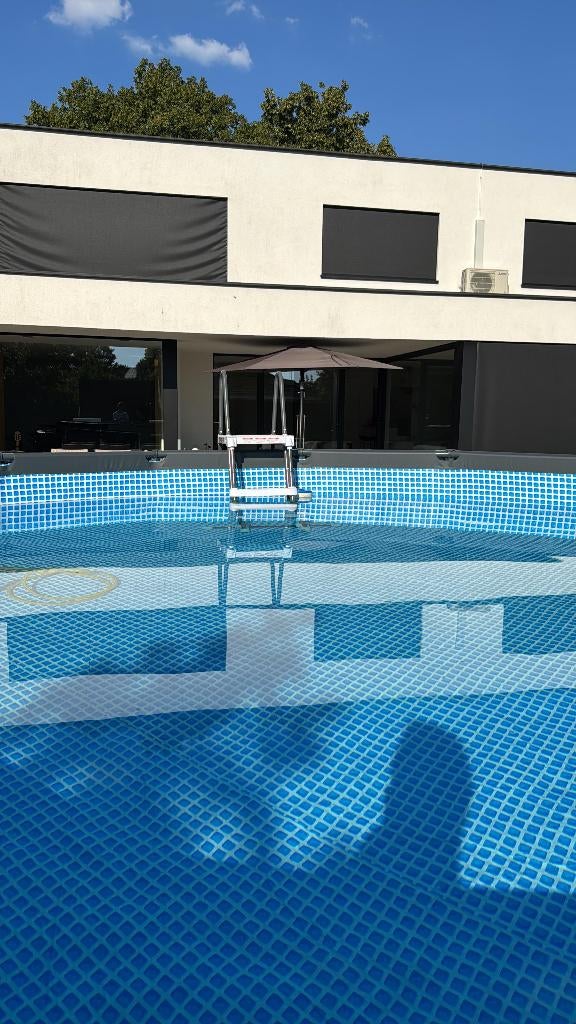 zwembad, Tuin en Terras, Rond, Zo goed als nieuw, Ophalen, 120 cm of meer