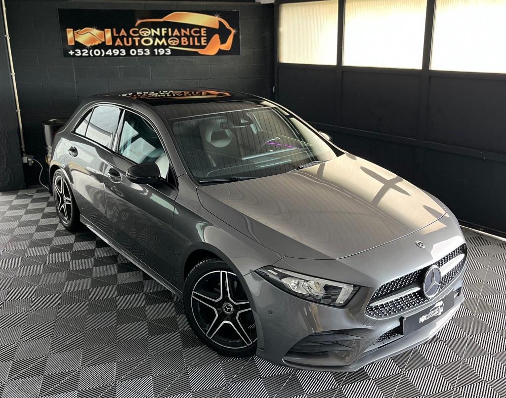 Mercedes-Benz A200 B.Auto Pack AMG 1er Prop Garantie 1 An, Autos, Achat, Euro 6, Entretenue par le concessionnaire, Noir