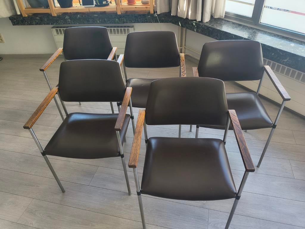 5 kembo Rhenen designstoelen / eetkamer stoelen, Enlèvement