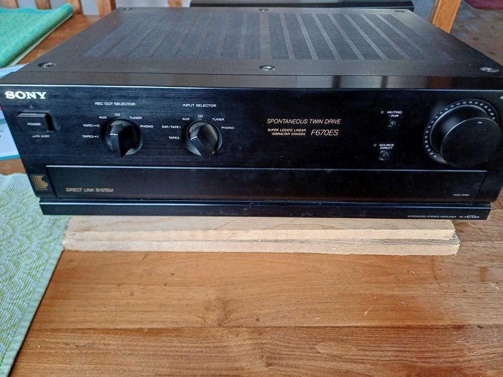 Sony amplifier, Audio, Tv en Foto, Versterkers en Ontvangers, Ophalen, Stereo, Sony