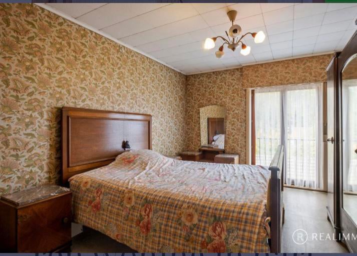 Slaapkamer, Huis en Inrichting, Slaapkamer | Bedden, Ophalen, Gebruikt, Twijfelaar, 140 cm