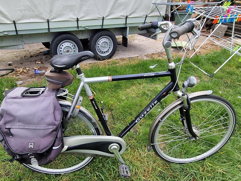 Herenfiets gazelle Orange 28" 61 cm, Fietsen en Brommers, Fietsen | Heren | Herenfietsen, Ophalen, Gazelle, Versnellingen
