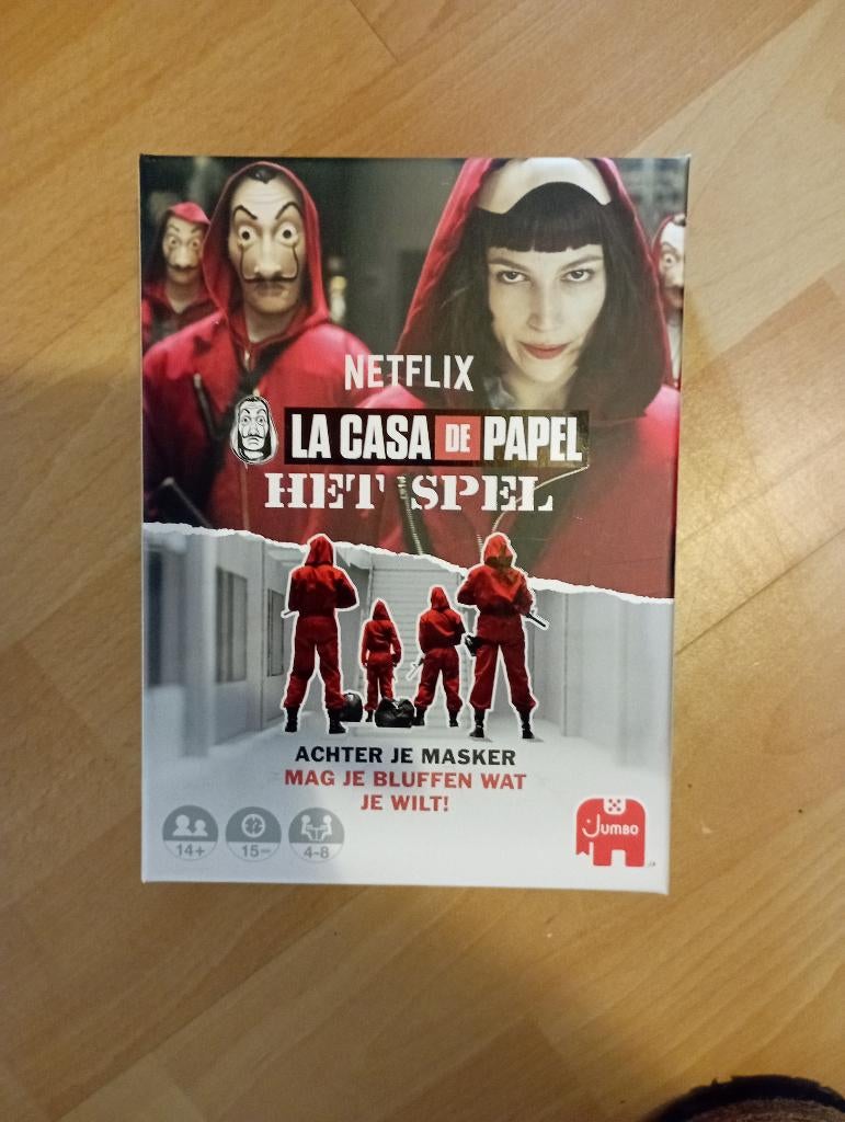 la casa de papel gezelschapsspel NIEUW, Hobby en Vrije tijd, Gezelschapsspellen | Bordspellen, Nieuw, Ophalen