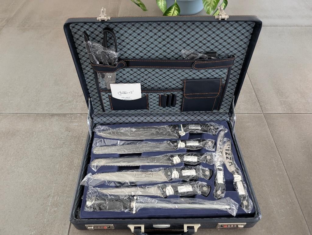 Messenset 24-delig - in koffer - Fischner NIEUW, Huis en Inrichting, Overige typen, Ophalen, Nieuw, Overige merken