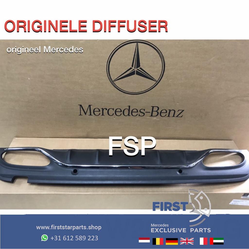 W205 AMG DIFFUSER Mercedes C Klasse 2014-2018 origineel, Gebruikt, -, Ophalen of Verzenden, -