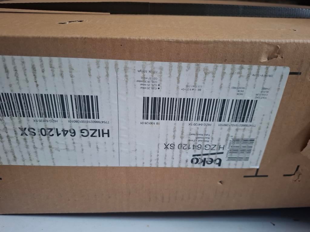 Plaque gaz beko 60 cm neuve, Computers en Software, Serverkasten, Ophalen