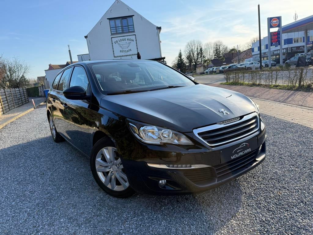 Peugeot 308 1.2 Access * GPS * EURO 6 * GARANTIE, Auto's, Peugeot, Stof, 1199 cc, 109 g/km, Zwart