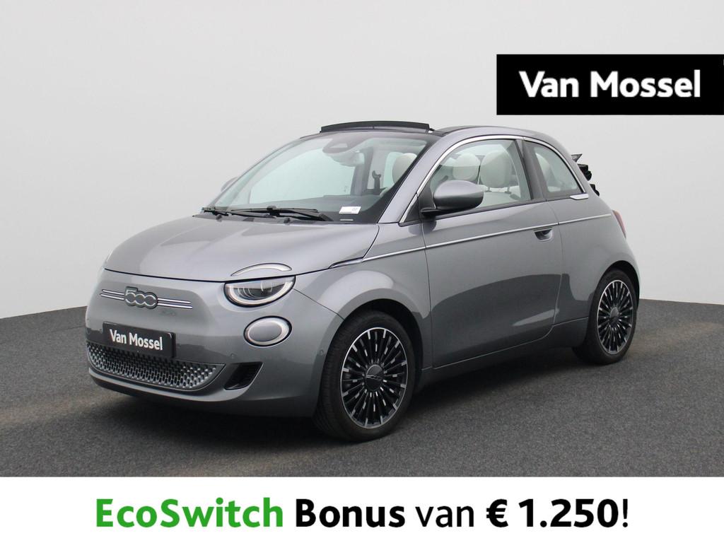 Fiat 500e C La Prima 42 kWh, Auto's, 4 zetels, Cabriolet, 2 deurs, 299 km