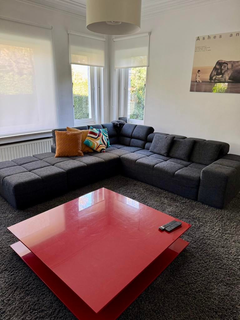 Canapé oregon sofa gris anthracite  depot design, Ophalen, Gebruikt, Stof