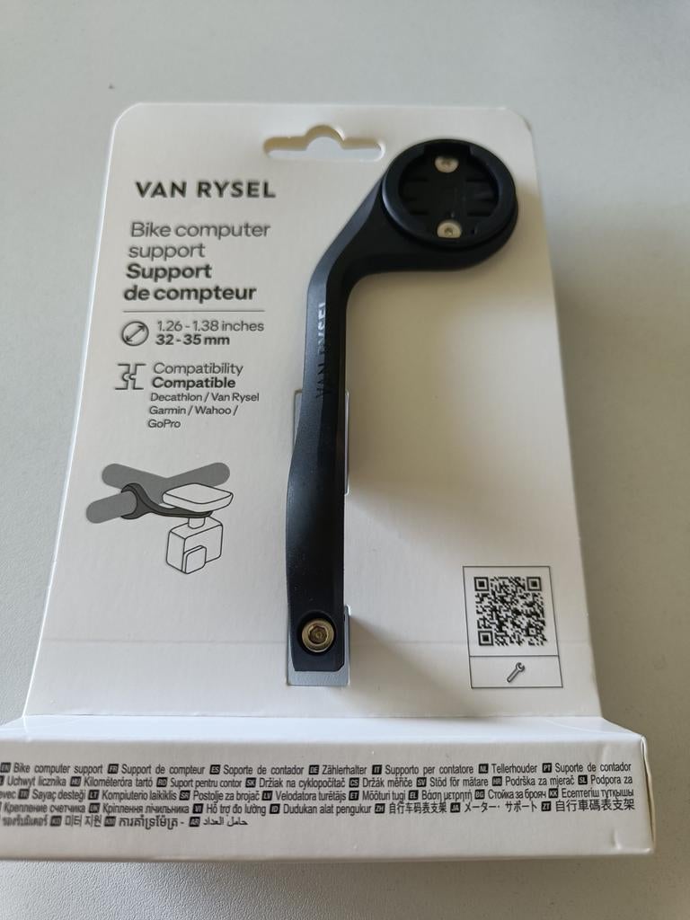 Fietscomputerhouder Garmin/Wahoo met GoPro bevestiging, Fietsen en Brommers, Ophalen