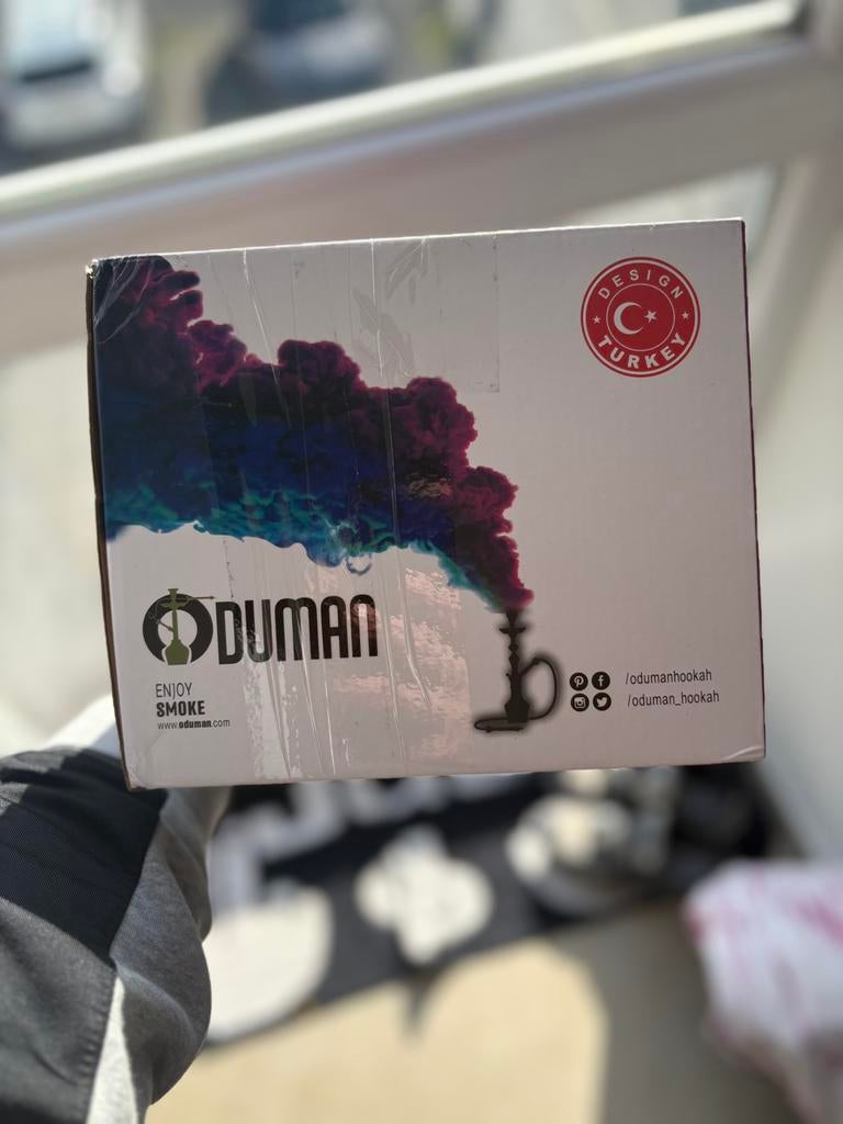 Shisha oduman, Ophalen, Zo goed als nieuw