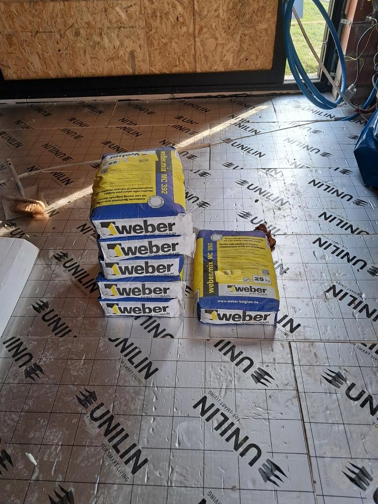 Weber facade lijm vpor lijmstenen voor alles, Bricolage & Construction, Isolation & Étanchéité, Enlèvement