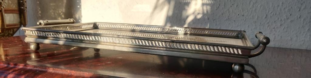 Art Nouveau-porselein en verzilverd metaal, Antiek en Kunst, Ophalen of Verzenden