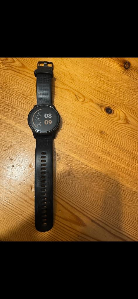 Garmin vivoactive 4, Handtassen en Accessoires, Smartwatches, Ophalen, Zwart, Garmin, Zo goed als nieuw