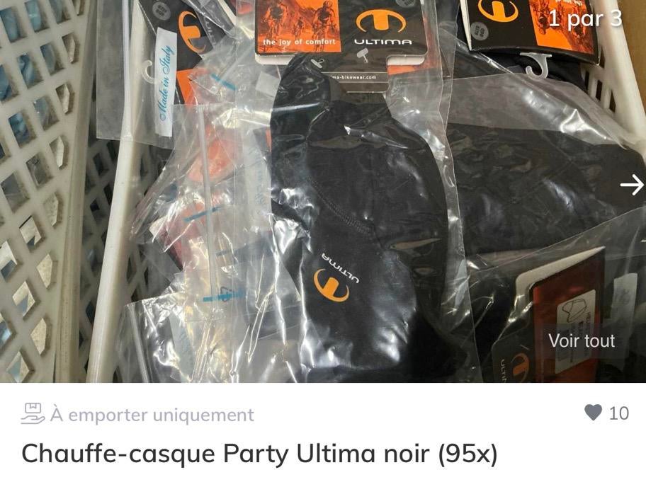 Chauffe casque ultima pour cyclisme ou sport exterieur, Enlèvement ou Envoi, Comme neuf, Casque