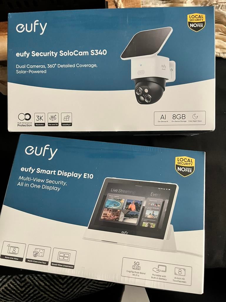 Eufy solodam S340. Met Smart Display E10, Huis en Inrichting, Deurbellen, Ophalen of Verzenden, Zo goed als nieuw