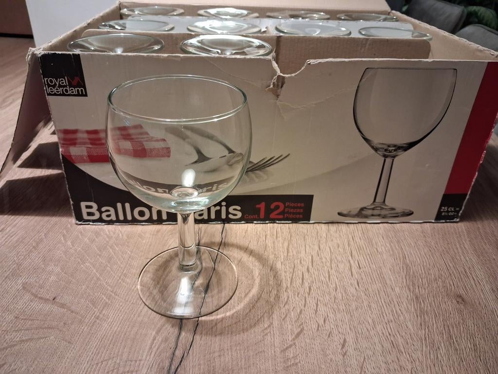 Ballon en verre à vin 11 pièces pour 5€, Collections, Enlèvement ou Envoi