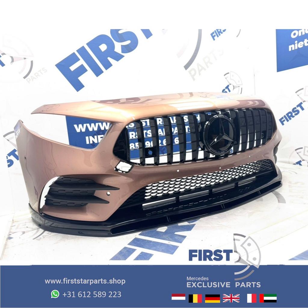 W177 A35 AMG Voorbumper + BRABUS SPOILER Mercedes A Klasse 2, Gebruikt, -, Voor, Ophalen of Verzenden