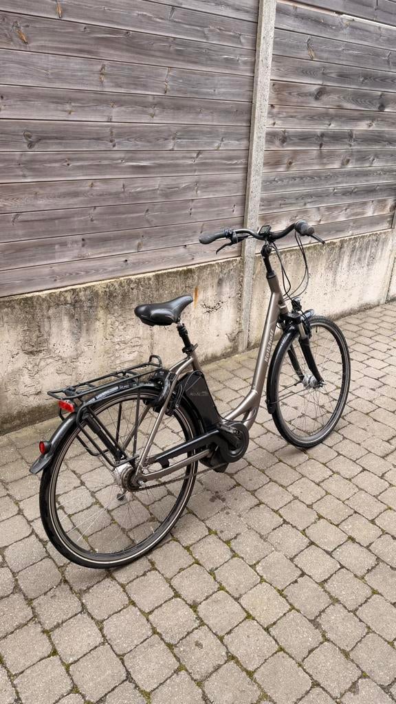 Elektrische fiets kalkhoff - middenmotor - 7000km, Fietsen en Brommers, Ophalen, Gebruikt, 50 km per accu of meer, Overige merken