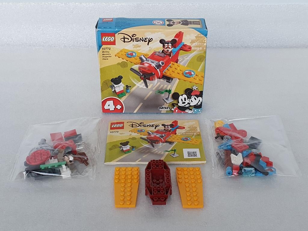 Lego Disney 10772: Mickey Mouse Propellervliegtuig (NIOB), Kinderen en Baby's, Speelgoed | Duplo en Lego, Zo goed als nieuw, Lego