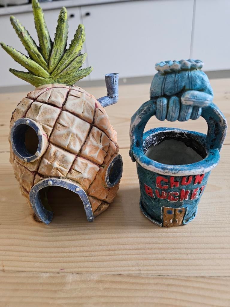 Lot de 2 maison décoratives aquarium, Enlèvement ou Envoi