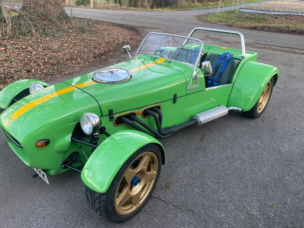DAX RUSH LOTUS SEVEN 3,9 00cc v8 MOTOR, Auto's, Overige Auto's, Particulier, Benzine, Cabriolet