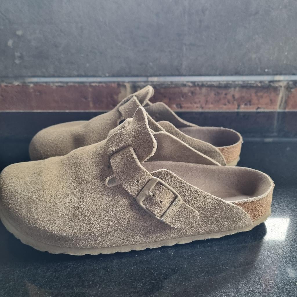 Sabots Birkenstock, Enlèvement ou Envoi, Beige, Porté, Sabots