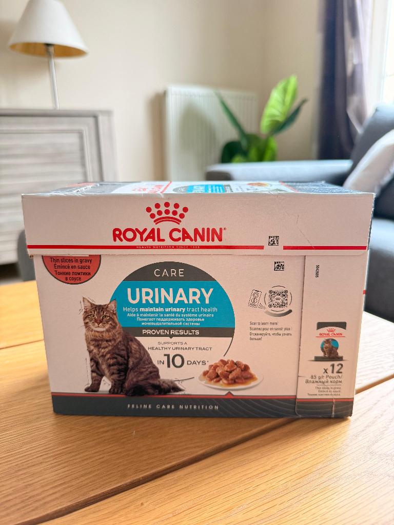 Sachets de nourriture humide urinary royal et kattocit, Enlèvement, Chat